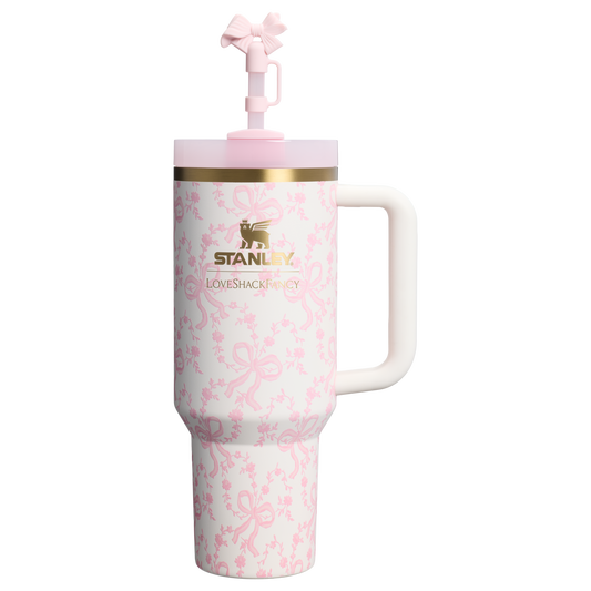 Stanley 1913 x LoveShackFancy Holiday Quencher® H2.0  FlowState™ Tumbler | 40 OZ